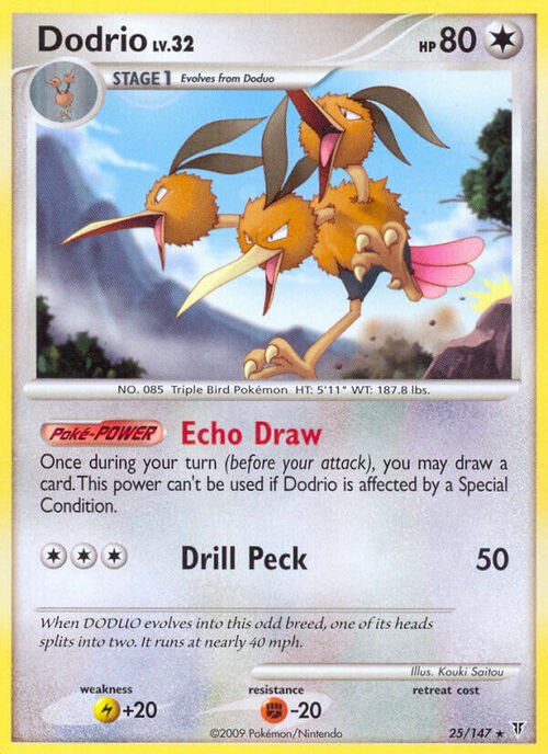 Dodrio Lv.32 Card Front