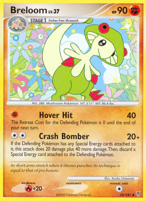 Breloom Lv.37 Card Front