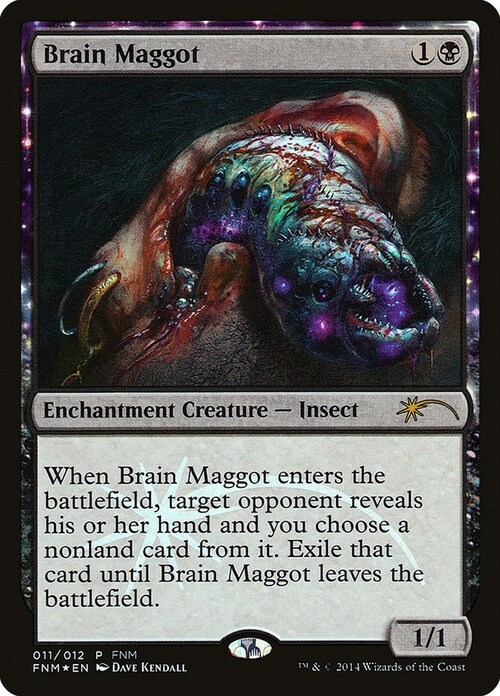 Brain Maggot Card Front