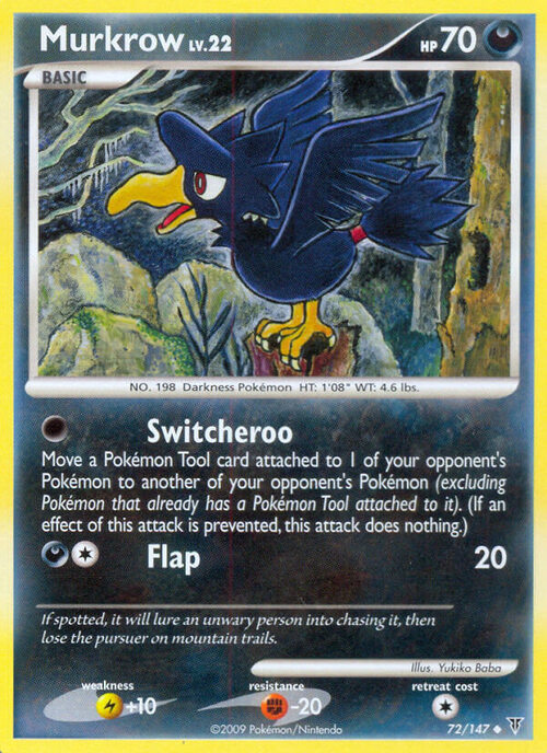 Murkrow Lv.22 Card Front