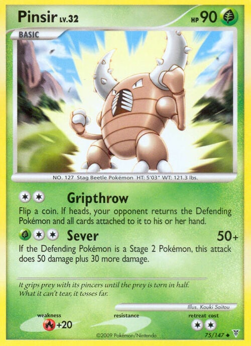 Pinsir Lv.32 Card Front