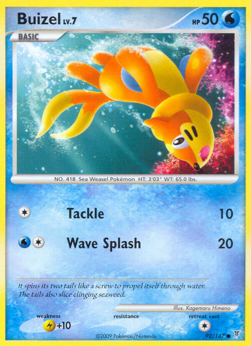 Buizel Lv.7 Card Front