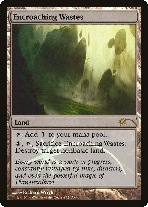 Encroaching Wastes Card Front
