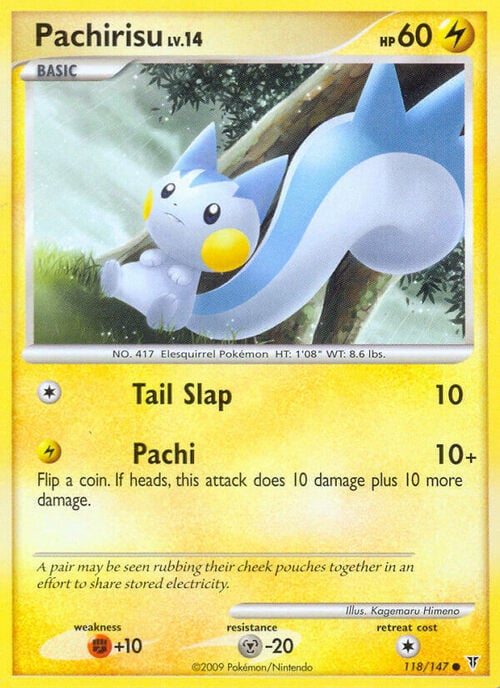 Pachirisu Lv.14 Card Front