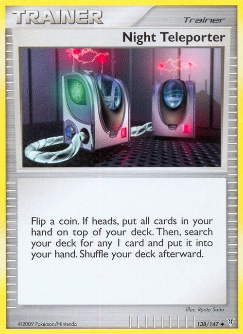 Night Teleporter Card Front