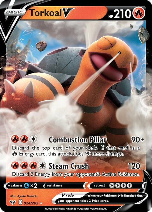 Torkoal V Card Front