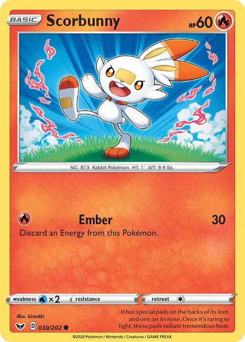 Scorbunny Card Front