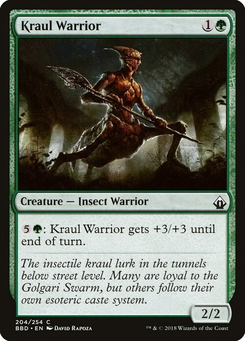 Kraul Warrior Card Front