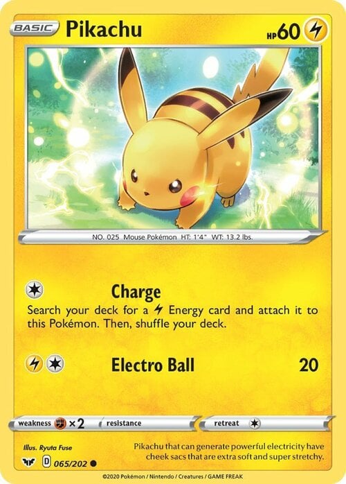 Pikachu [Sottocarica | Energisfera] Card Front