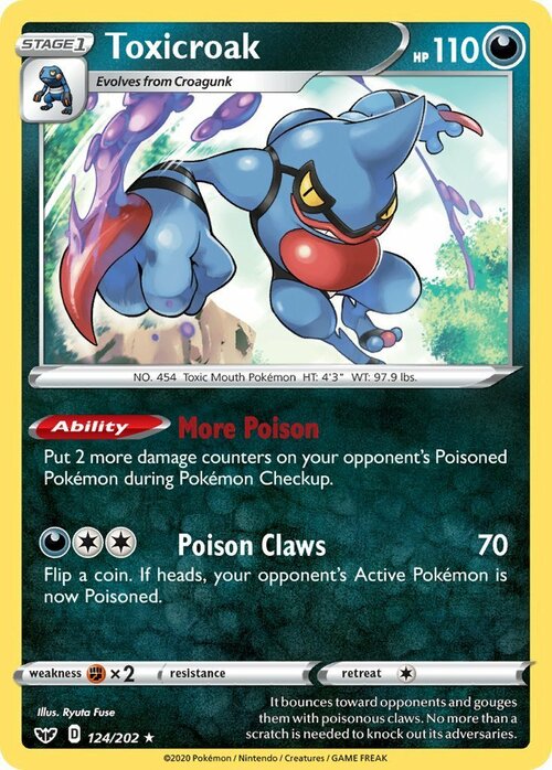 Toxicroak Card Front
