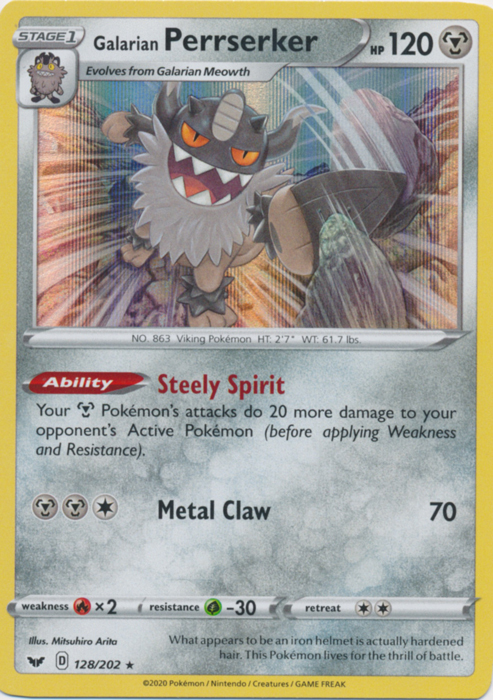 Galarian Perrserker Card Front