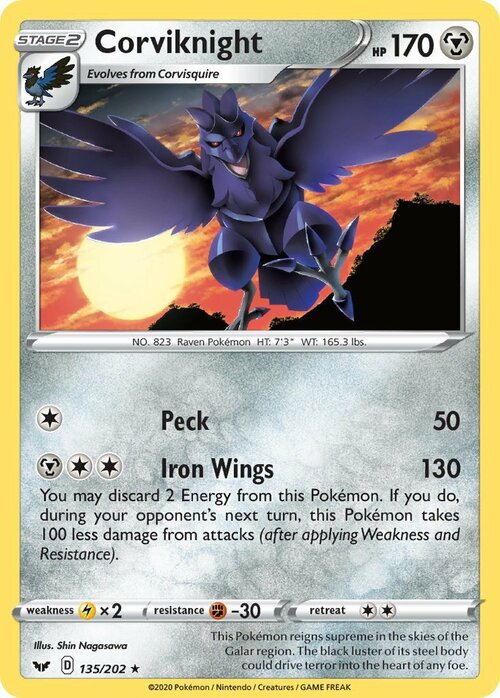 Corviknight Card Front