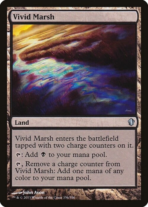 Vivid Marsh Card Front