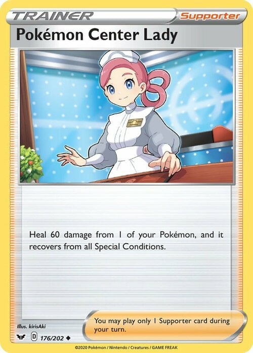 Pokémon Center Lady Card Front