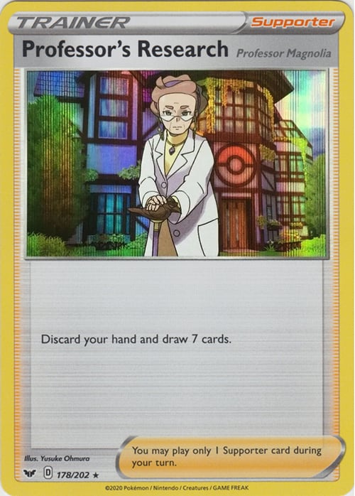 Professor's Research - Professor Magnolia Card Front