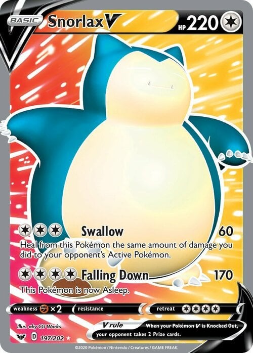 Snorlax V [Introenergia | Tombolone] Card Front