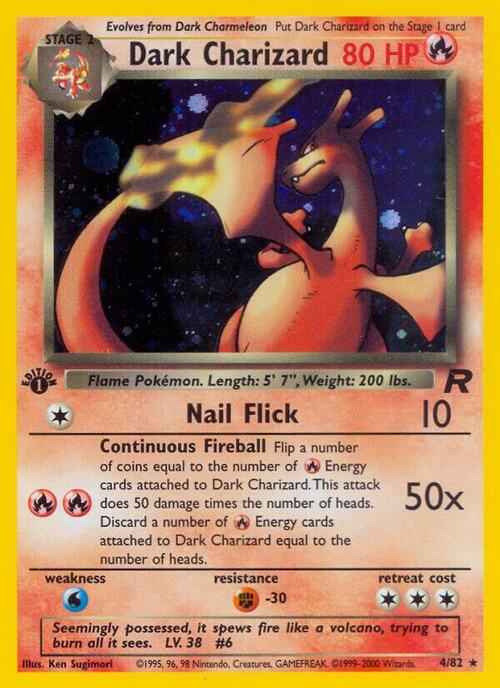 Dark Charizard Card Front