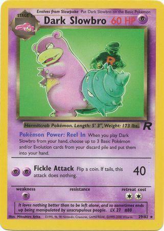 Dark Slowbro Card Front