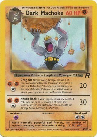 machoke pokemon card value - Pokmon TCG Pocket Card Number / Rarity Dark Machoke Team Rocket |