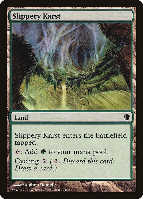 Slippery Karst Card Front