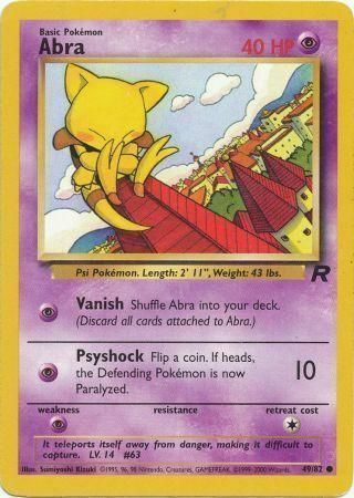 Abra [Vanish | Psyshock] Card Front