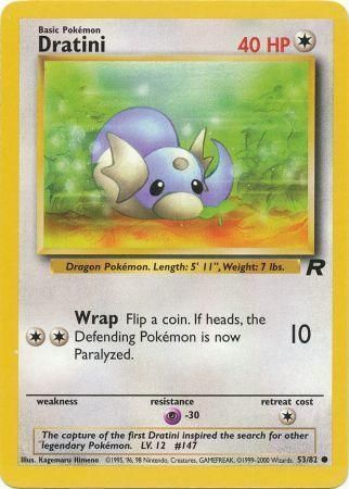 Dratini Team Rocket Pokemon Cardtrader