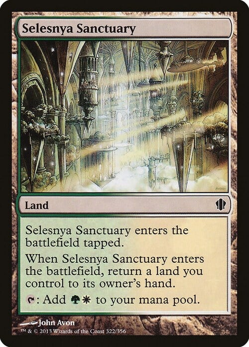 Selesnya Sanctuary Card Front