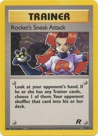Attacco a Sorpresa del Team Rocket Card Front