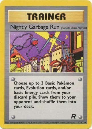 Nightly Garbage Run Card Front