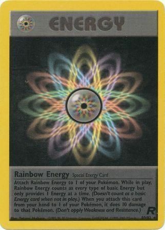 Rainbow Energy Card Front
