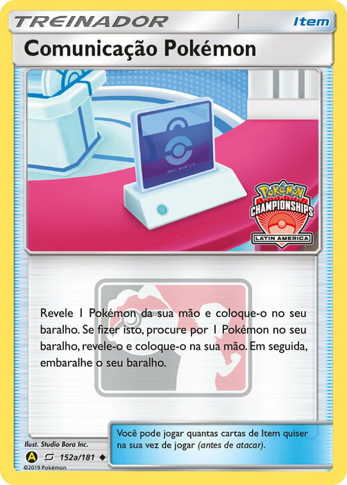 Comunicazione Pokémon Card Front
