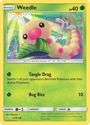 Weedle [Tangle Drag | Bug Bite]