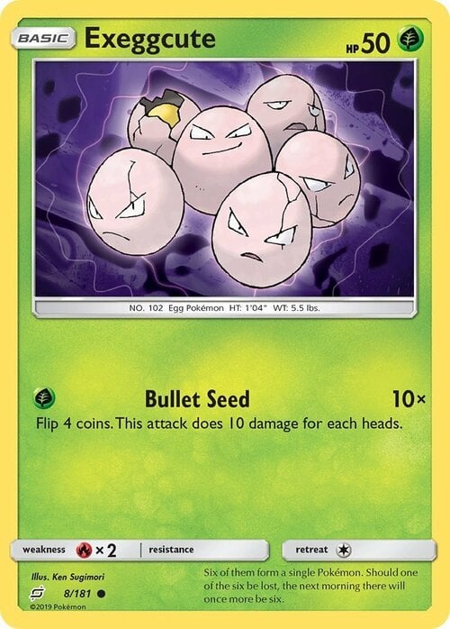 Exeggcute [Bullet Seed] Card Front