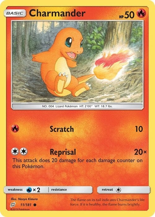 Charmander [Scratch | Reprisal] Card Front