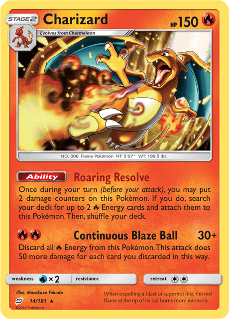 Charizard Card Front