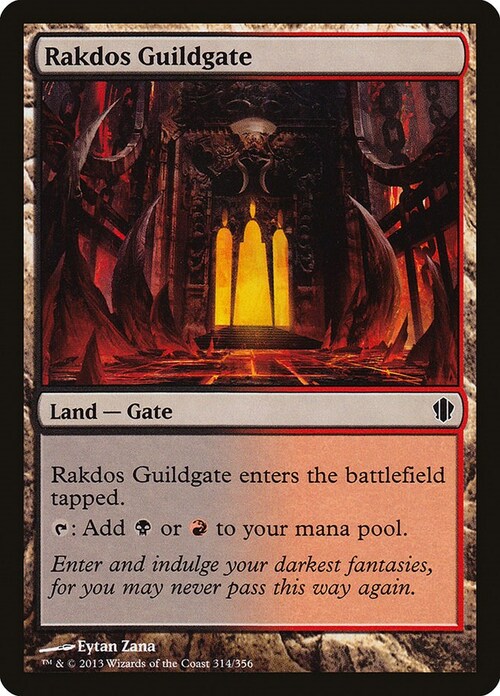 Rakdos Guildgate Card Front