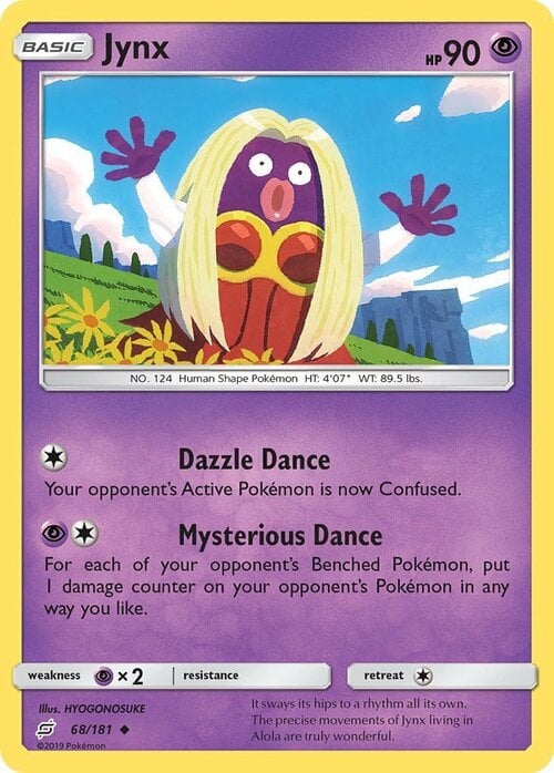 Jynx [Dazzle Dance | Mysterious Dance] Card Front