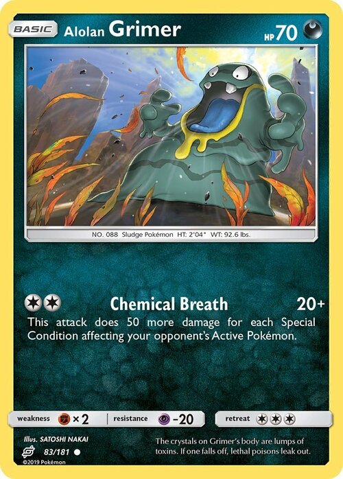 Alolan Grimer Card Front
