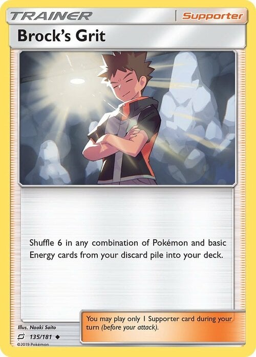 Brock's Grit Card Front