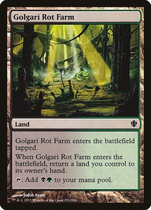 Golgari Rot Farm Card Front