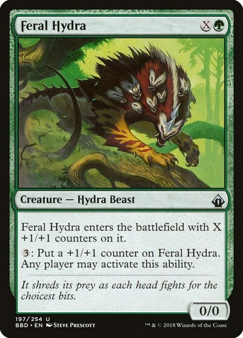 Feral Hydra Card Front