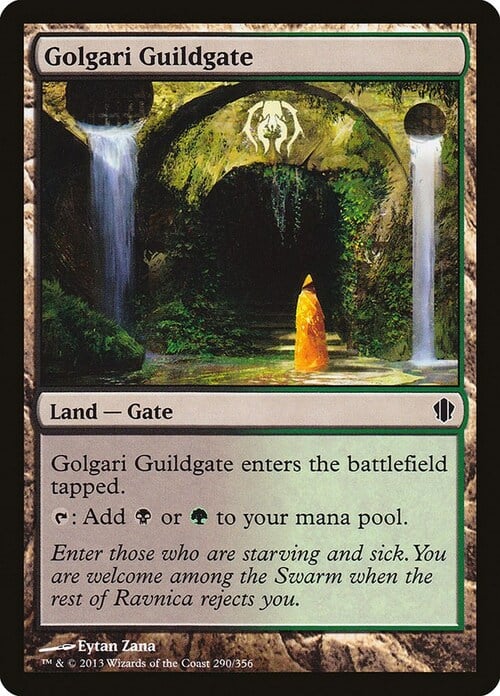 Golgari Guildgate Card Front