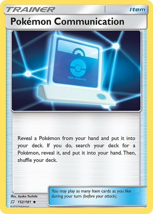 Pokémon Communication Card Front