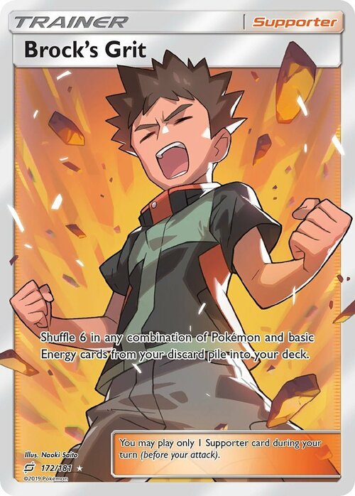 Brock's Grit Card Front