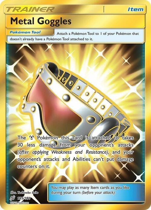 Metal Goggles Card Front
