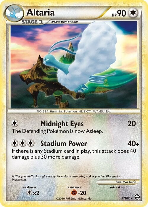 Altaria [Midnight Eyes | Stadium Power] Card Front