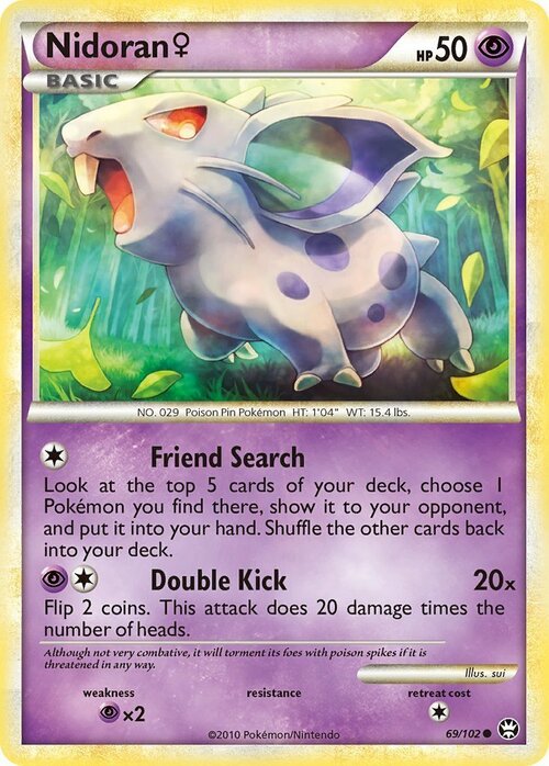 Nidoran ♀ Card Front