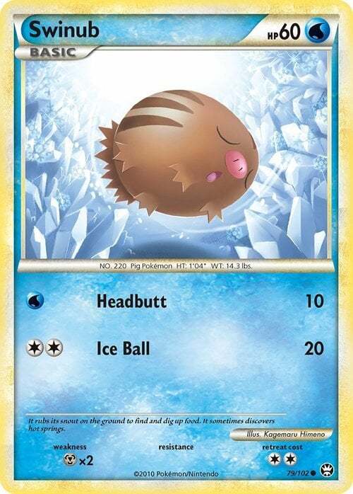 Swinub Card Front