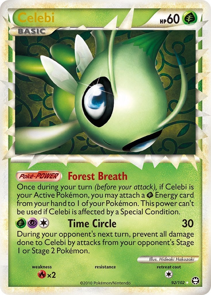 rare celebi pokemon card 2021 Fusion Strike V #245 PSA 10 Common Lands ATTACKS Leaflet Dance Pokmon Card Celebi