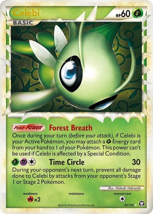 Celebi [Forest Breath | Time Circle | Prime] Card Front